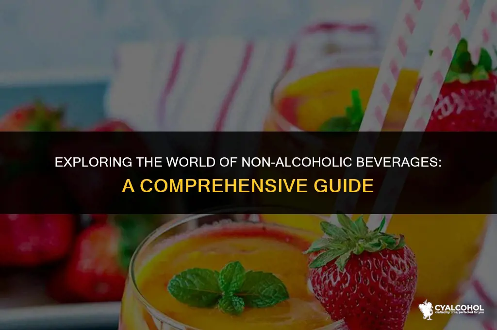what does non alcoholic beverages mean