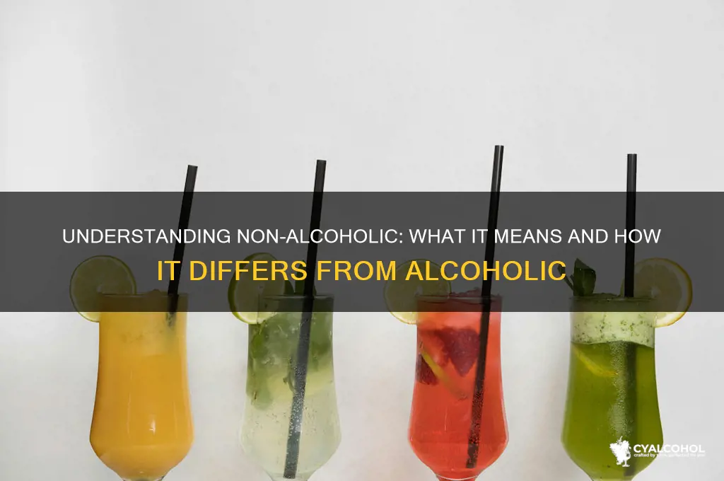 what does non alcoholic mean