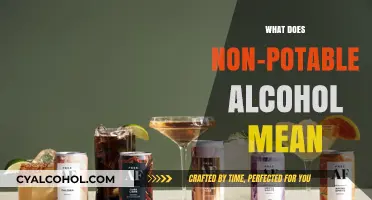Understanding Non-Potable Alcohol: Uses and Safety Considerations