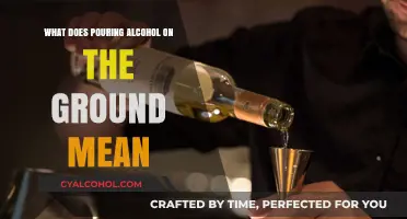 Pouring Alcohol on the Ground: Cultural Significance and Symbolic Meanings Explained