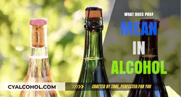 Decoding Alcohol Labels: What Does 'Prof' Really Mean?