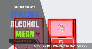 Decoding Social Signals: What Does Purposely Spilling Alcohol Mean?
