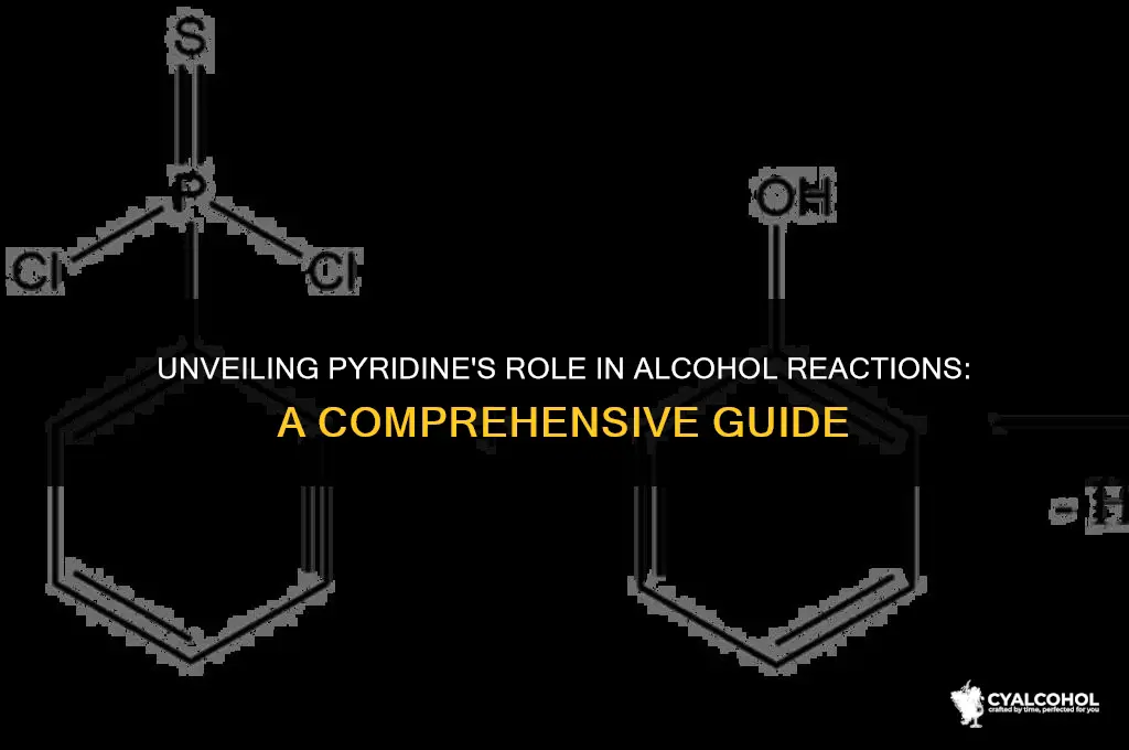 what does pyridine do to alcohols
