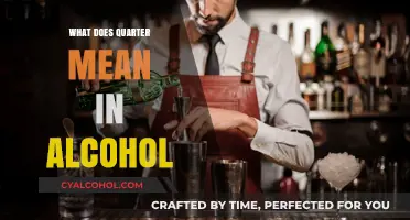 Understanding Alcohol Measurements: What Does "Quarter" Mean?