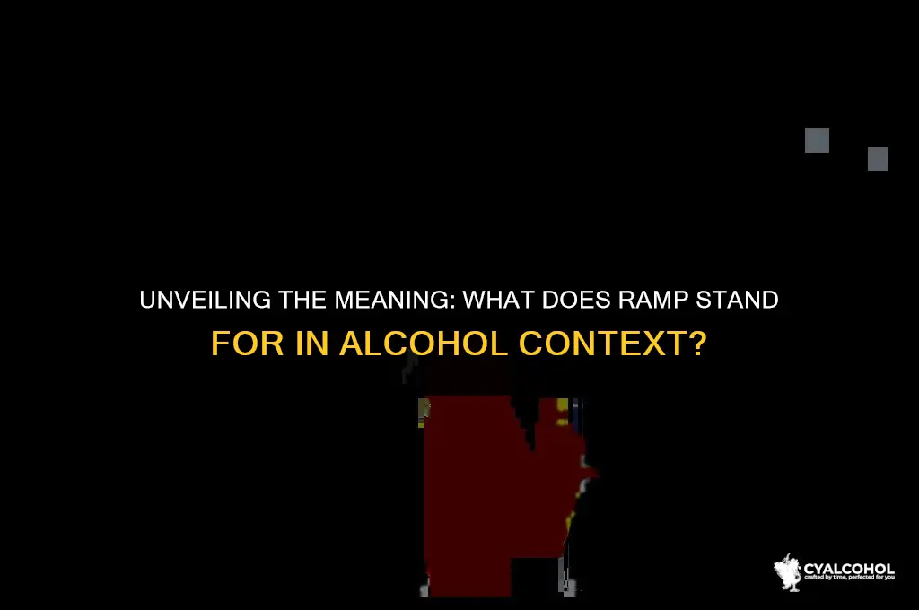 what does ramp stand for alcohol