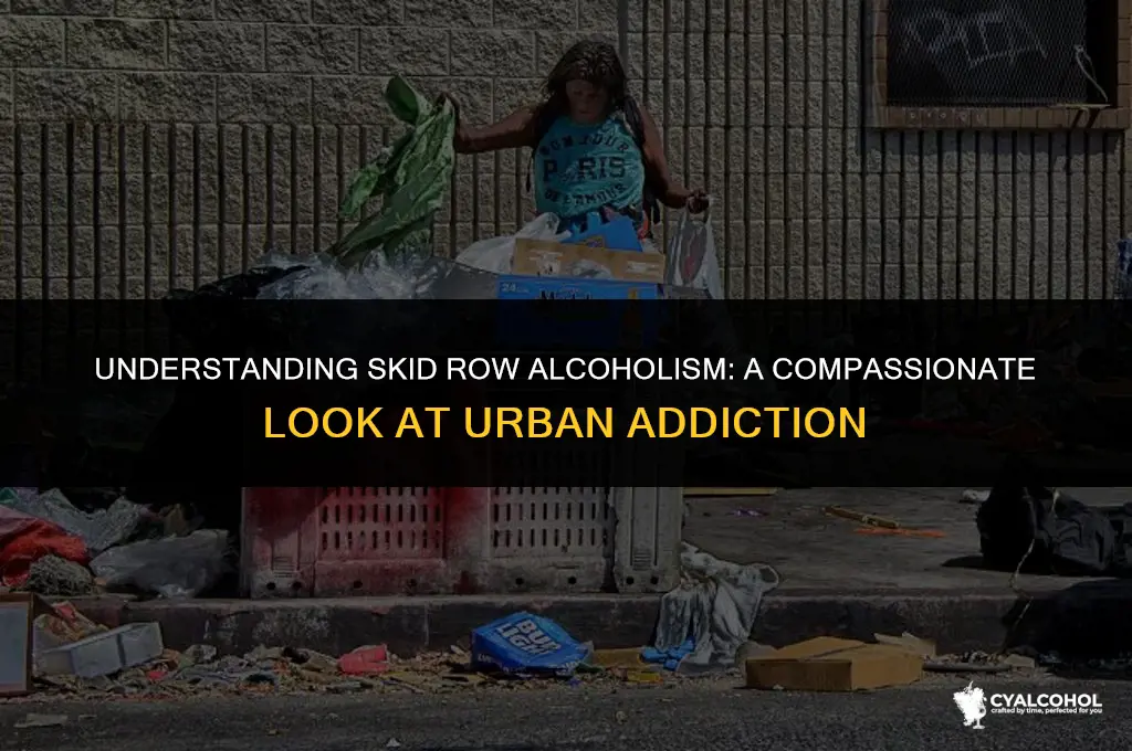 what does skid row alcoholics mean