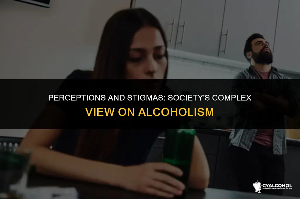 what does society think about alcoholics