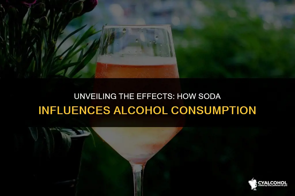 what does soda do to alcohol