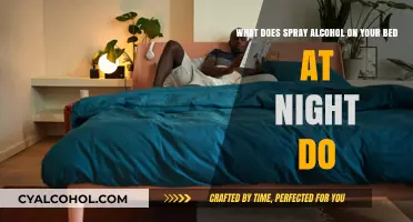 Spraying Alcohol on Your Bed: A Good Night's Sleep?