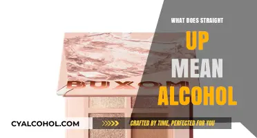 Decoding 'Straight Up': Understanding Alcohol Terminology for Beginners