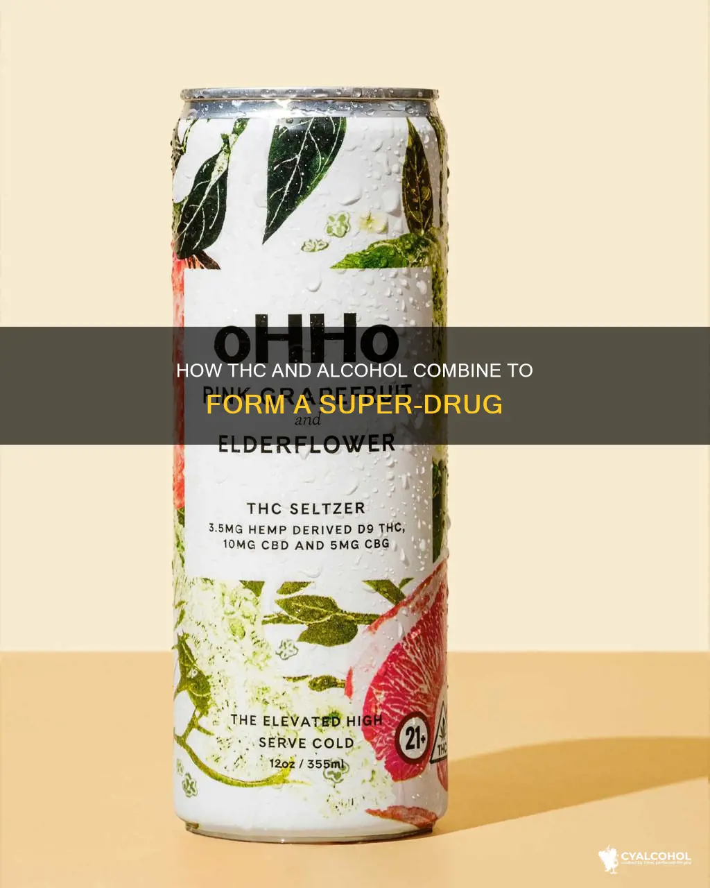 what does thc become when it binds to alcohol