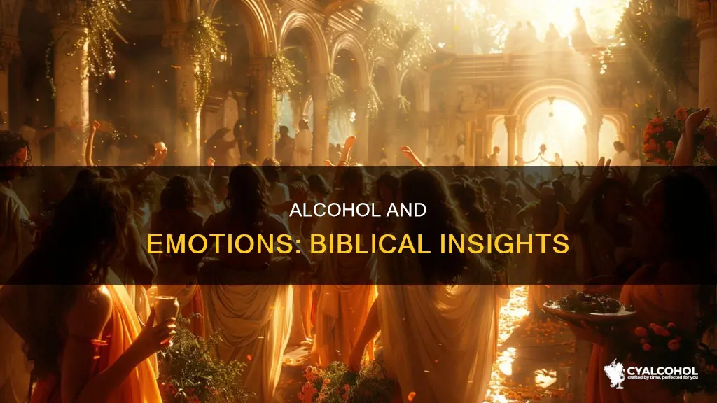 what does the bible say about alcohol and emotions