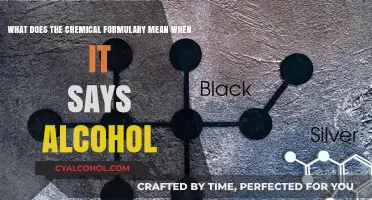 Understanding Alcohol's Chemical Formula
