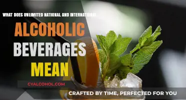 Alcoholic Beverages: Unlimited National and International Options