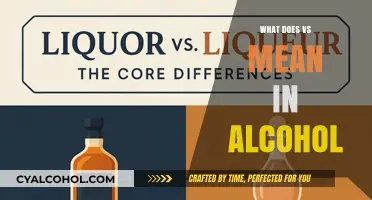 Decoding Alcohol Labels: What Does 'VS' Really Mean?