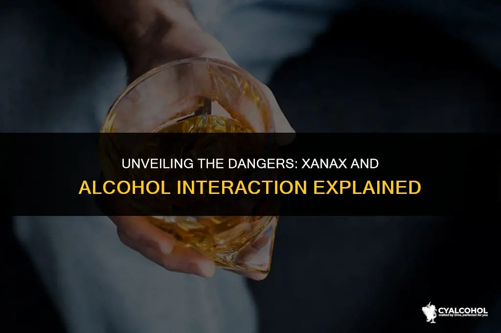 what does xanax and alcohol do