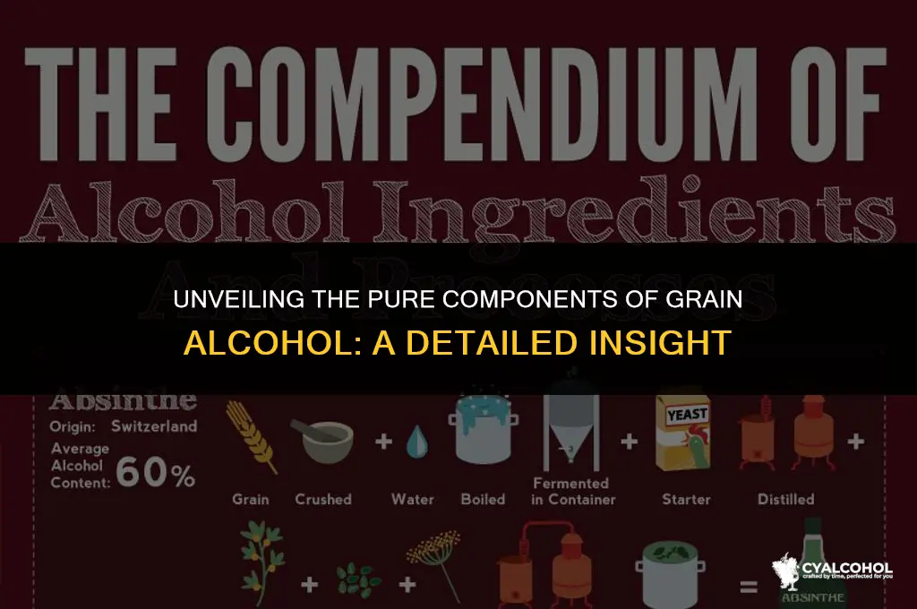 what elements are in grain alcohol