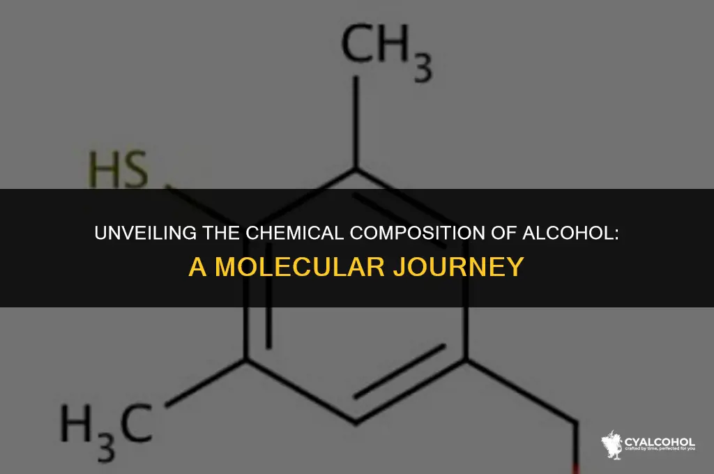 what elements is alcohol made of
