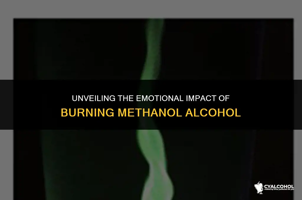 what emitions does burning methanol alcohol