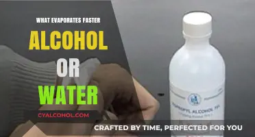 Exploring Evaporation Rates: Alcohol vs. Water in Everyday Life