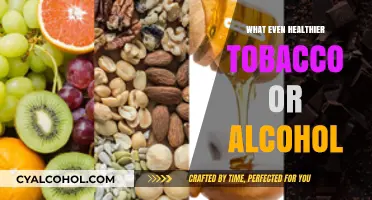 Exploring Healthier Alternatives: Tobacco vs. Alcohol - Which is Less Harmful?