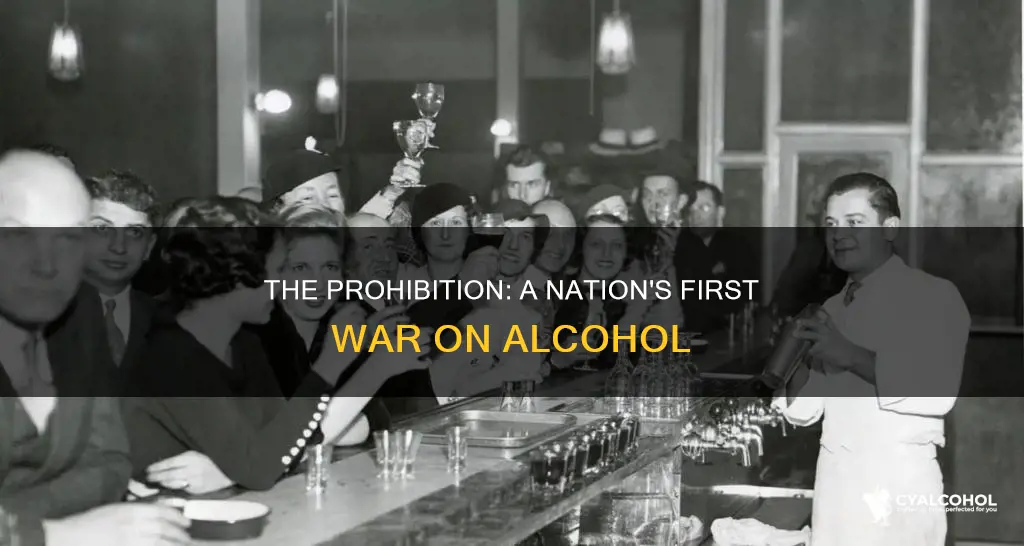 what event encouraged the first government ban on alcohol