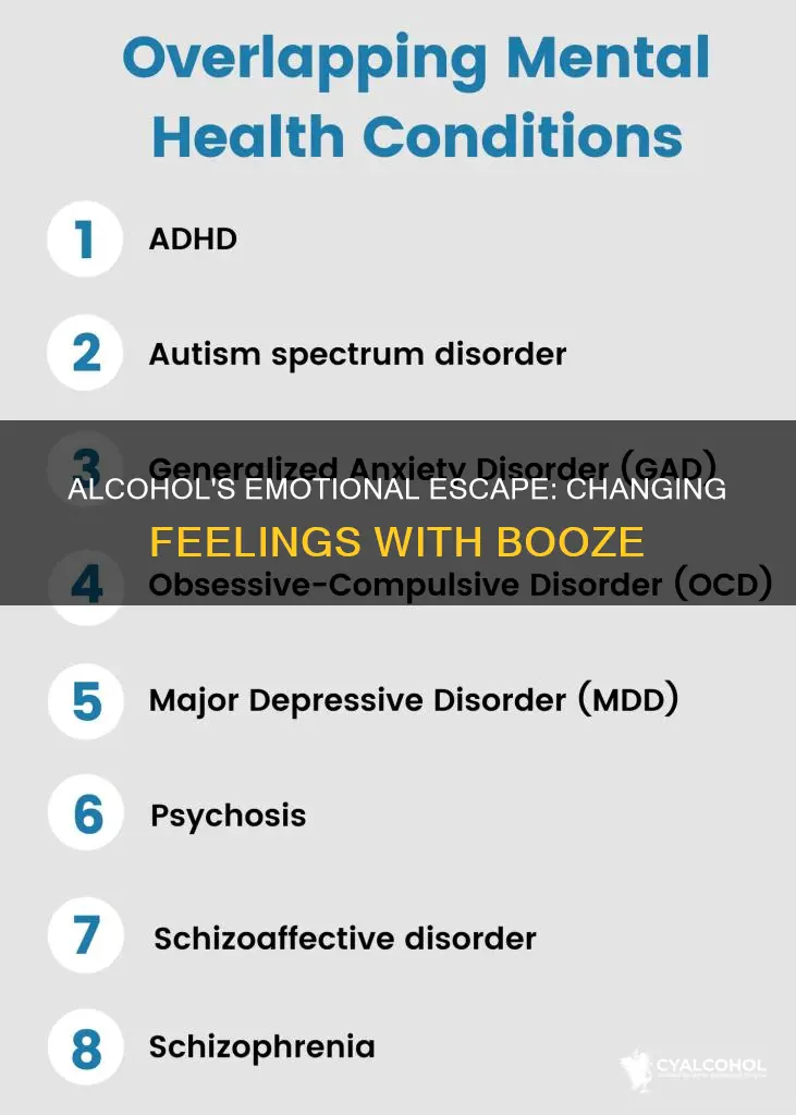 what feelings have you tried to alter with alcohol
