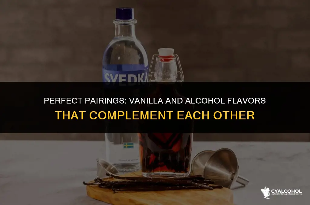 what flavor alcohol goes with vanilla