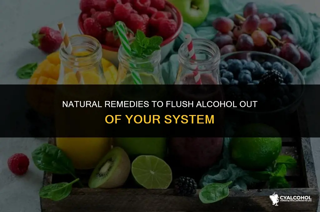 what flushes alcohol out of urine