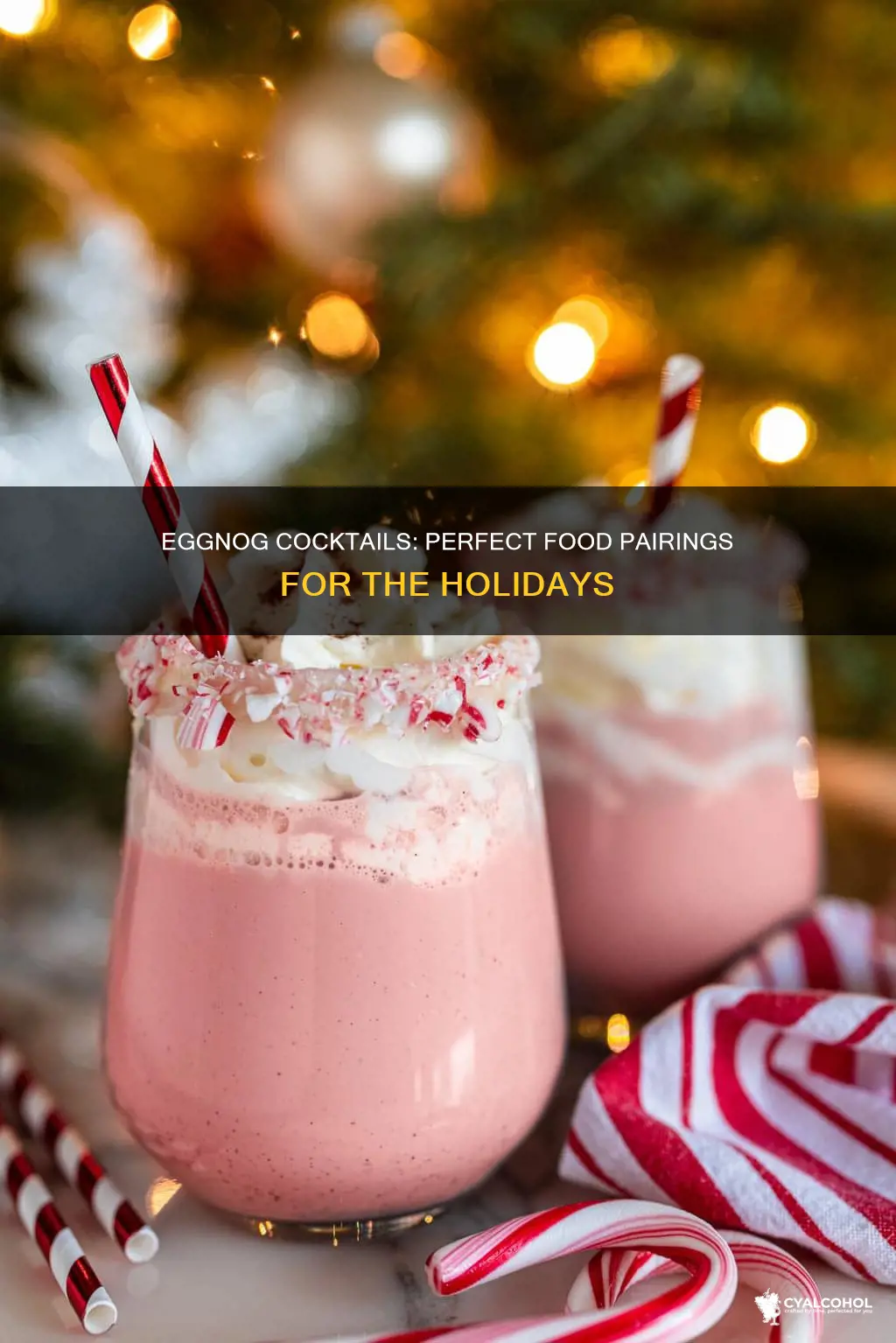 what food goes with eggnog with alcohol in it