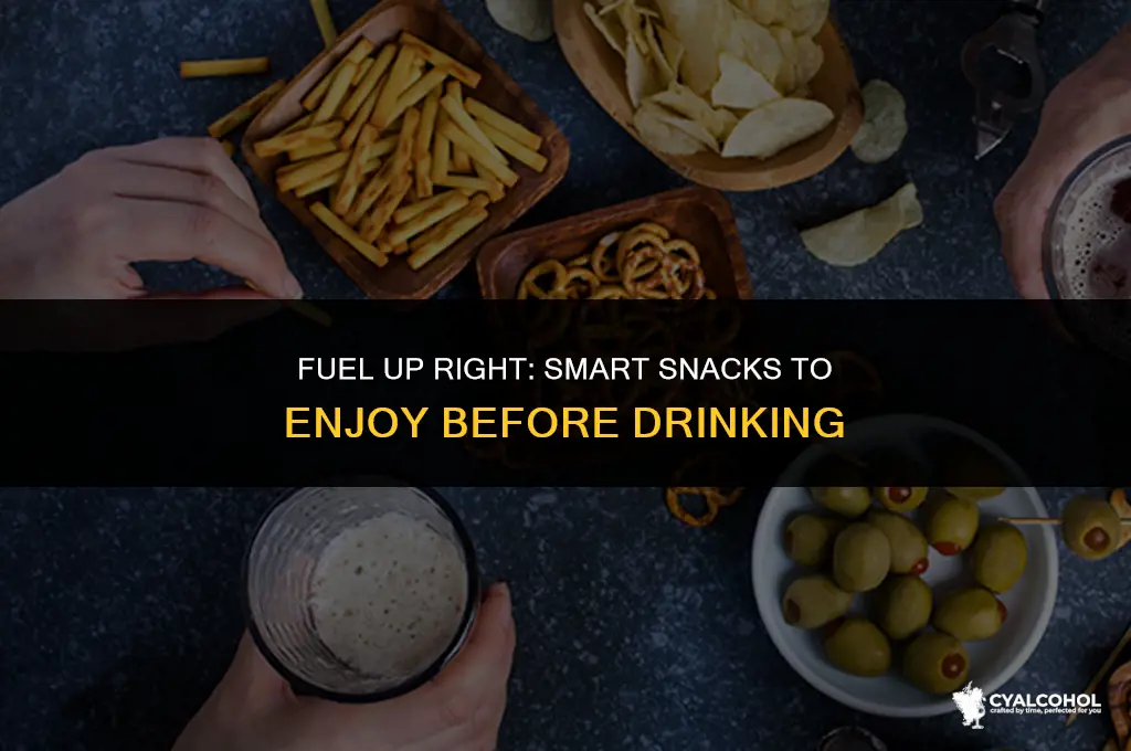 what food to eat before alcohol