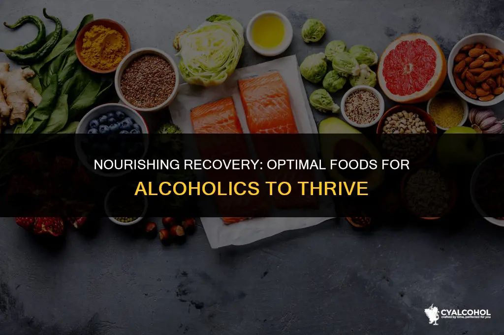 what foods are best for alcoholics