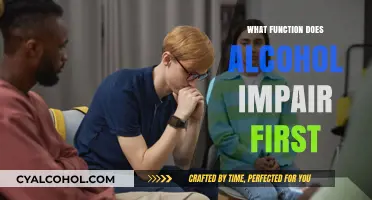 Unveiling the Immediate Effects: How Alcohol Impairs Cognitive Functions First