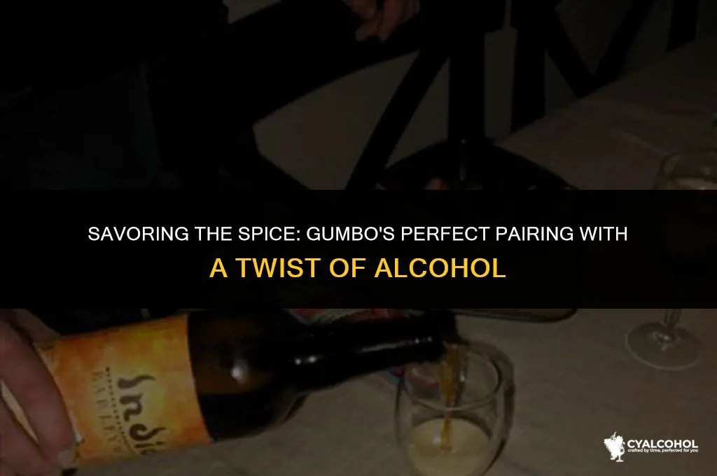 what goes alcohol goes with gumbo
