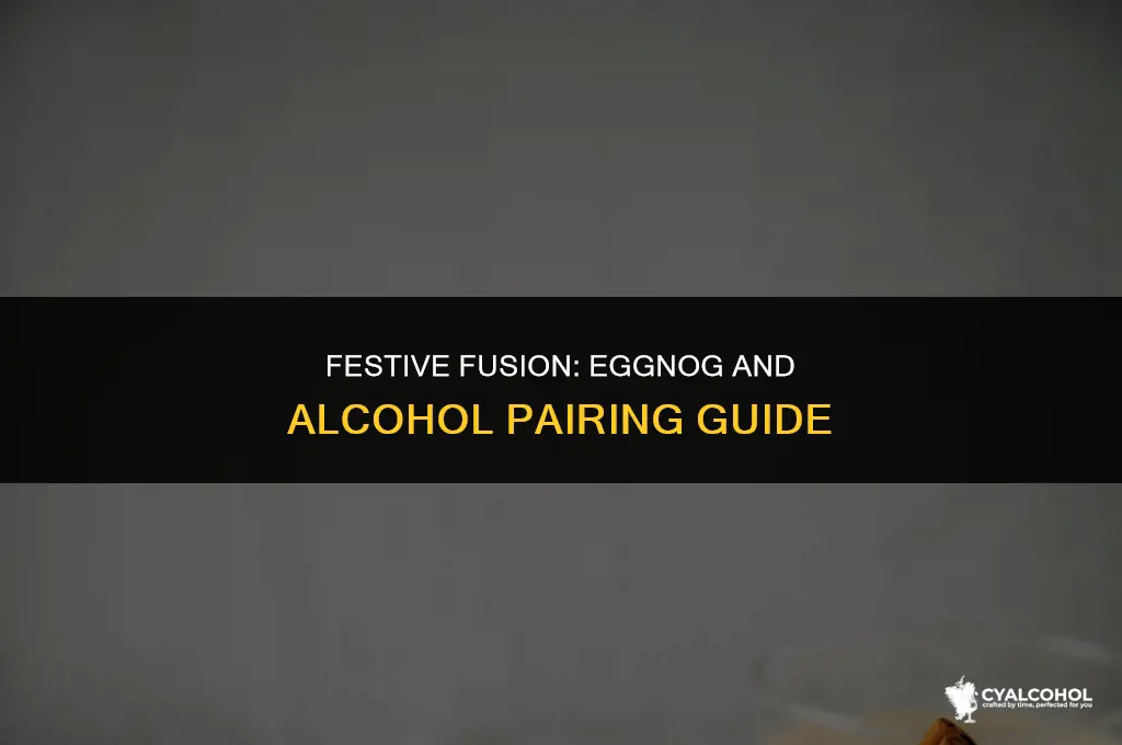 what goes in eggnog with alcohol