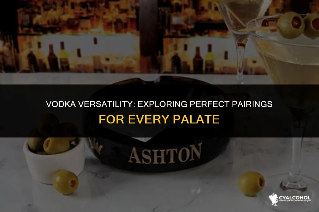 what goes well with vodka alcohol