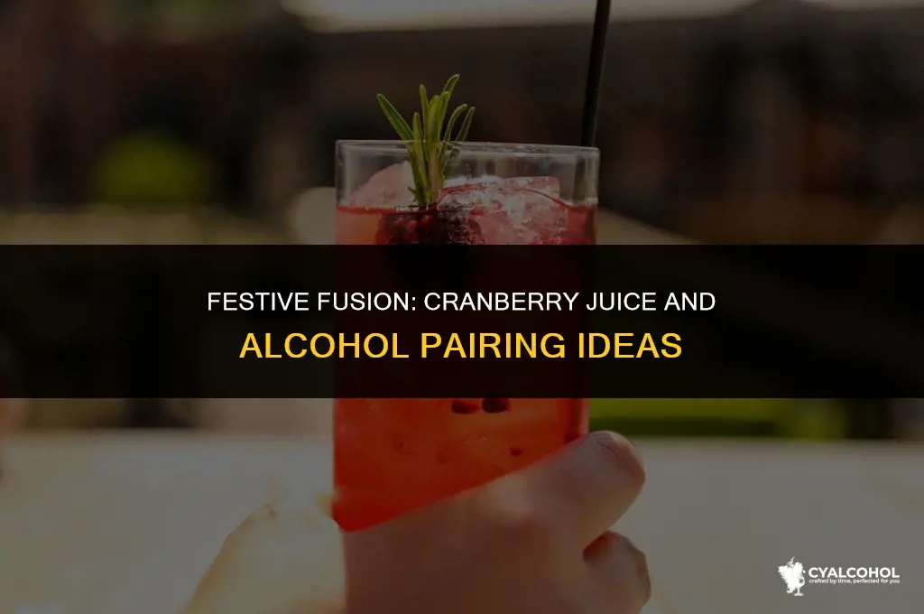 what goes with cranberry juice alcohol