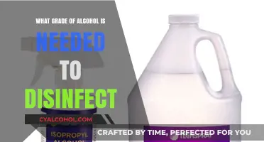 Effective Disinfection: Ideal Alcohol Grade for Sanitizing Surfaces