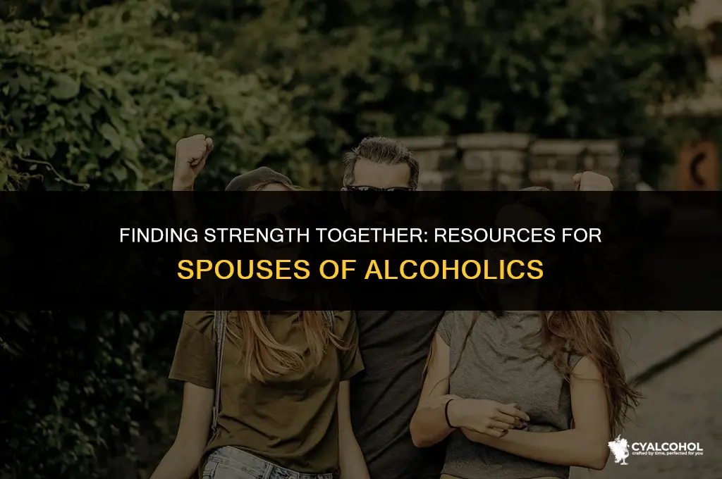 what groups support spouses of alcoholic