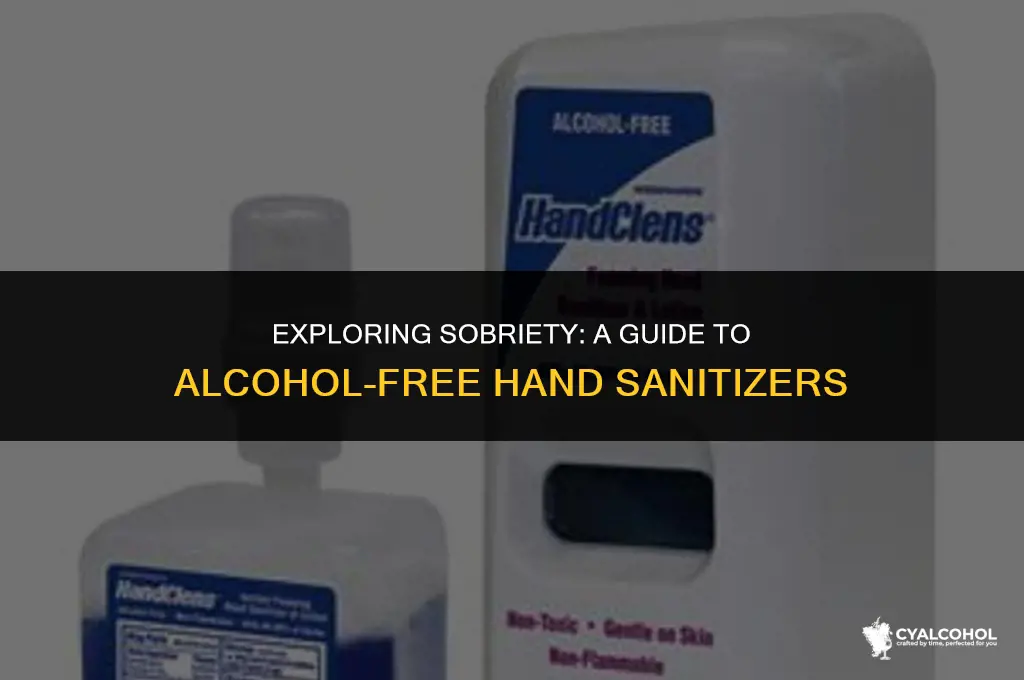 what hand loations are alcohol free