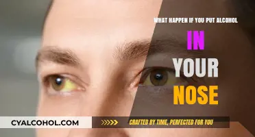 Exploring the Risks: Alcohol in Your Nose