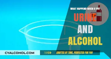 Mixing Urine and Alcohol: Uncovering the Surprising Chemical Reactions
