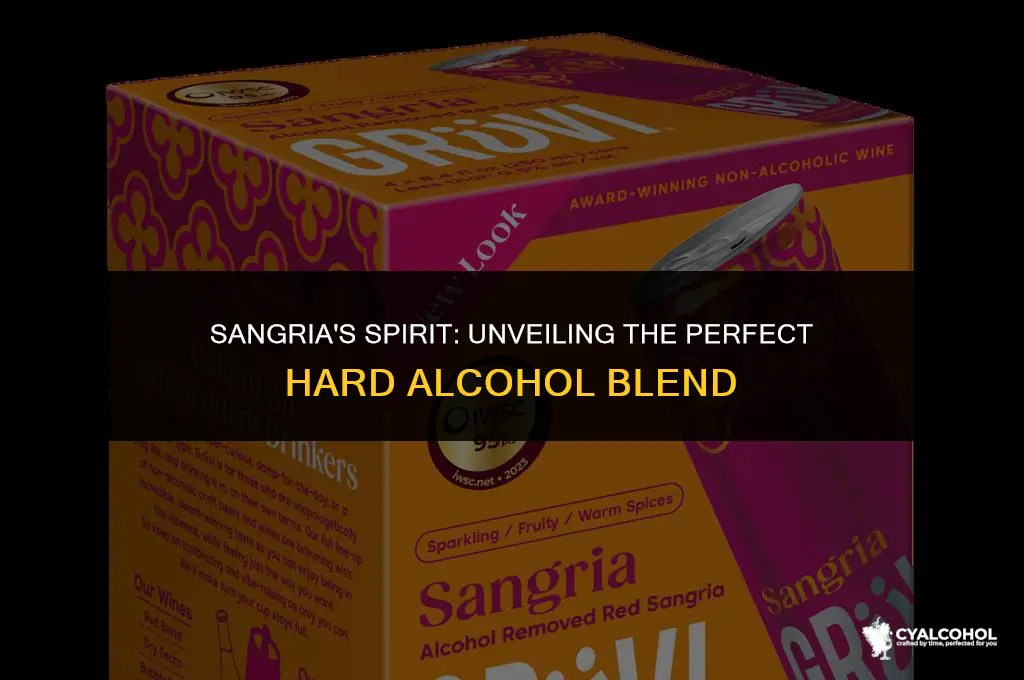 what hard alcohol goes in sangria