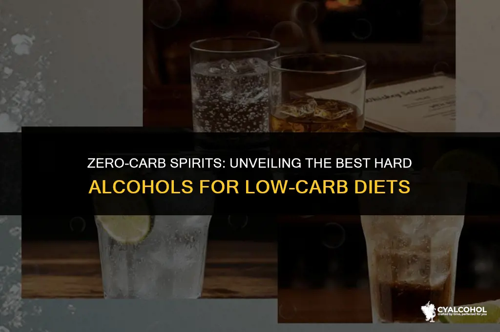 what hard alcohol has no carbs