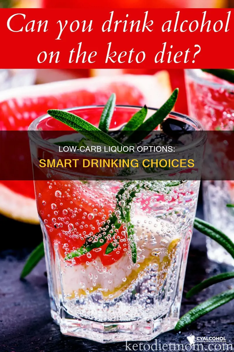 what hard alcohol has the least amount of carbs