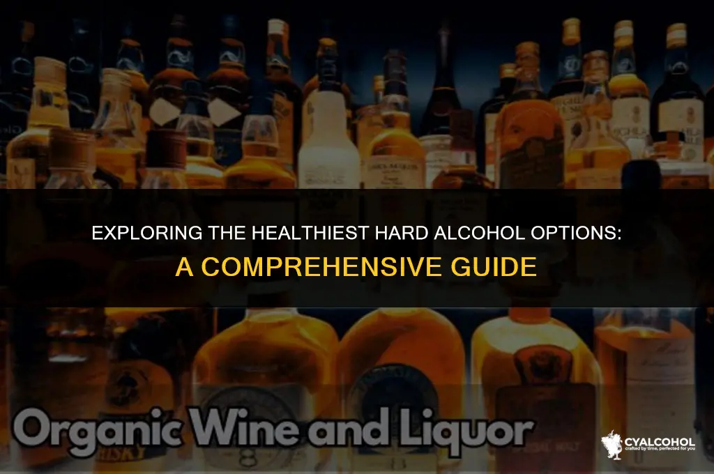 what hard alcohol is the healthiest