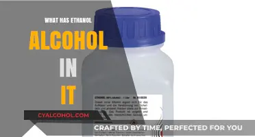 Unveiling Common Products Containing Ethanol Alcohol