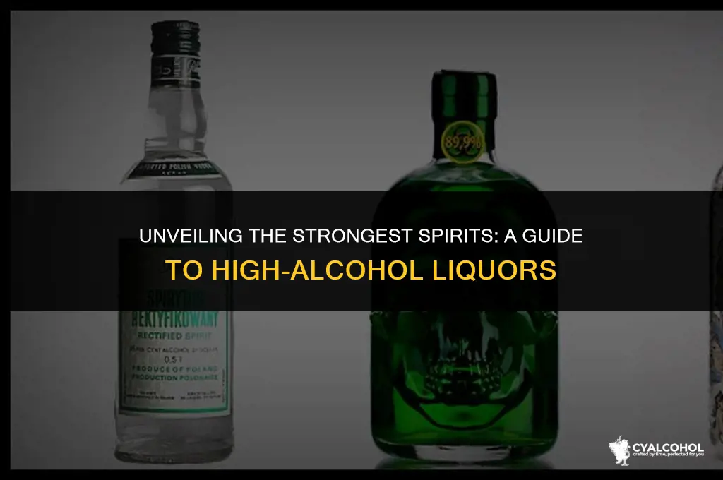 what has highest level of alcohol