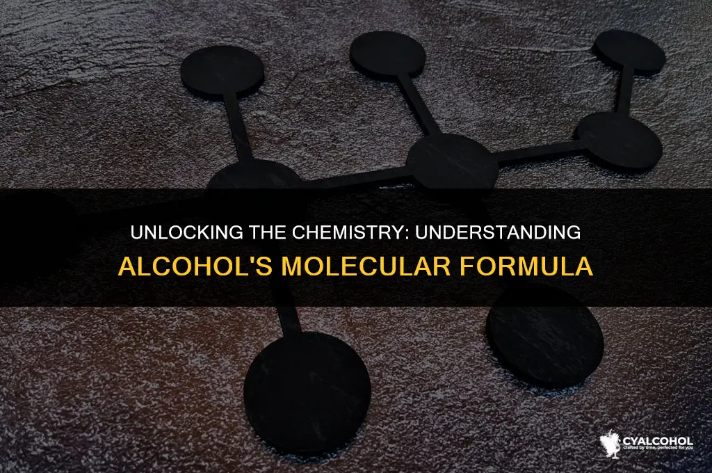 what has the formula for alcohol