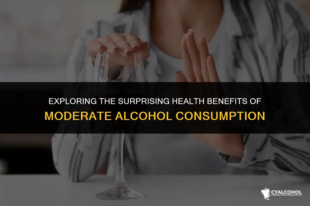 what health benefits does alcohol have